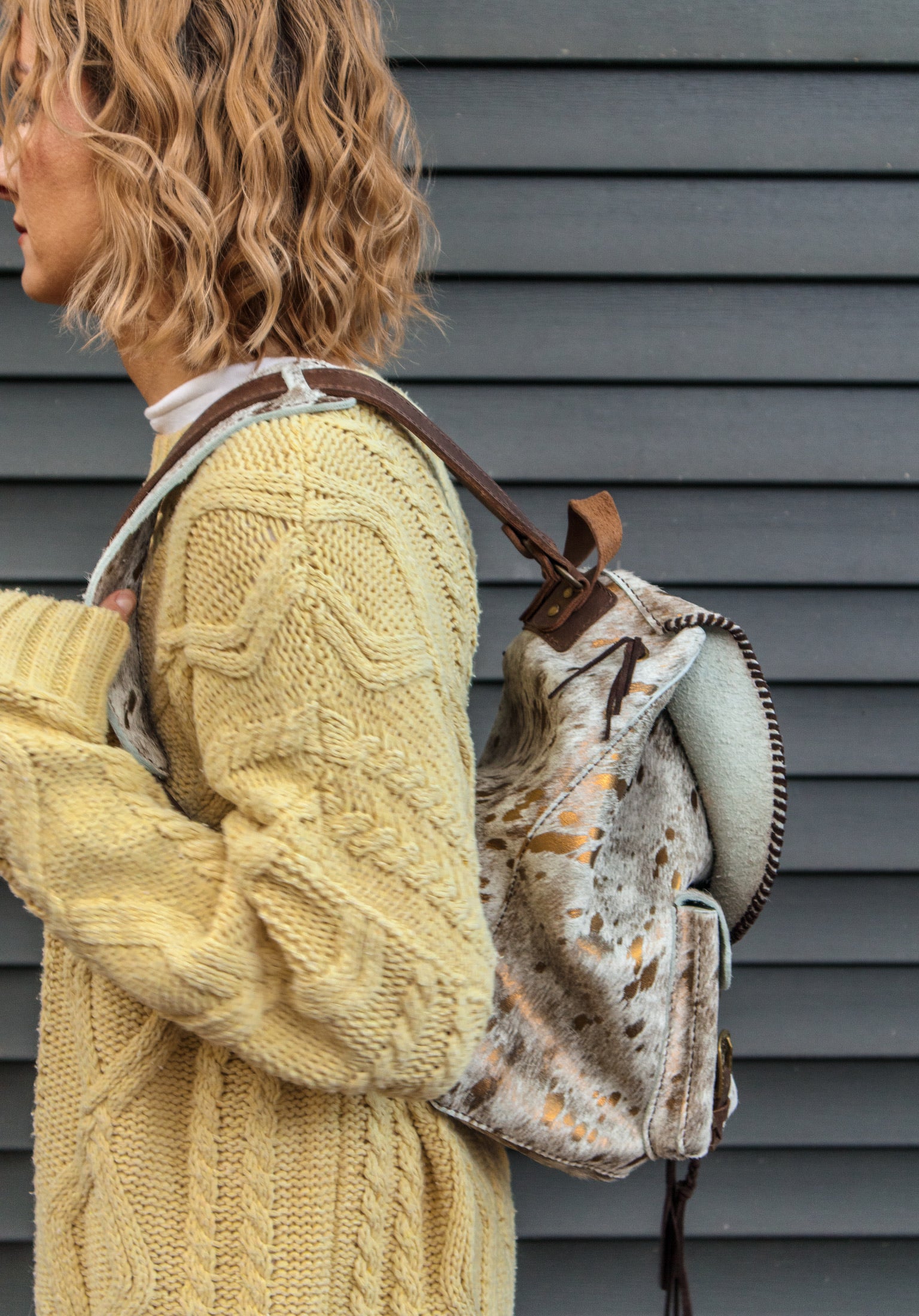 The Marceline Backpack - Cowhide