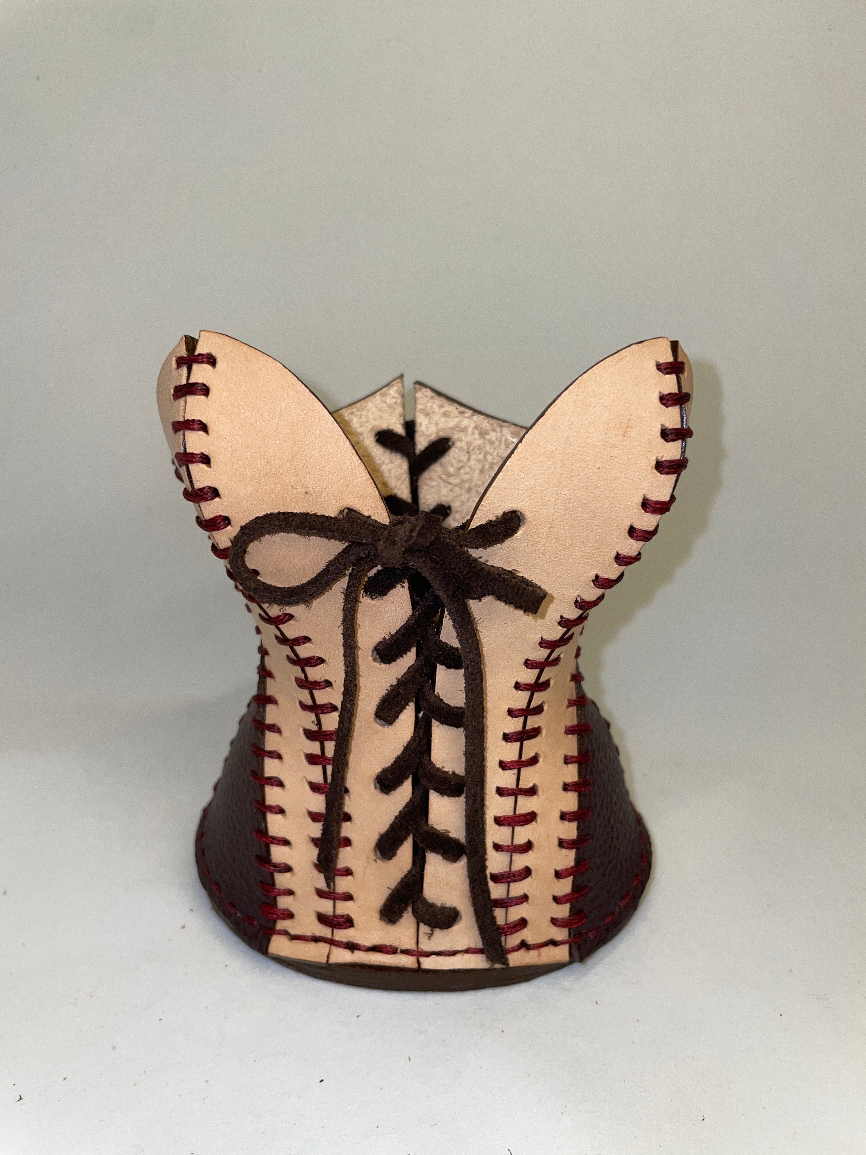 Corset Make-Up Brush Holder