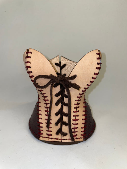 Corset Make-Up Brush Holder