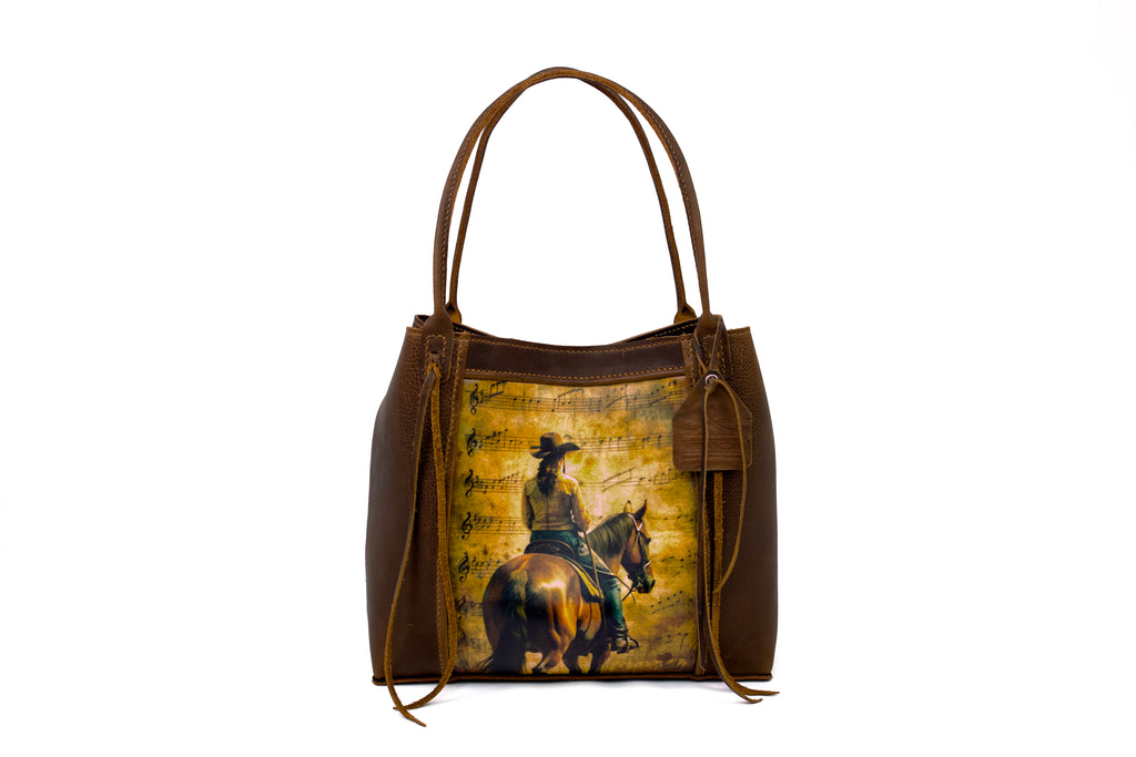 The Artisan Tote - "Ride On"