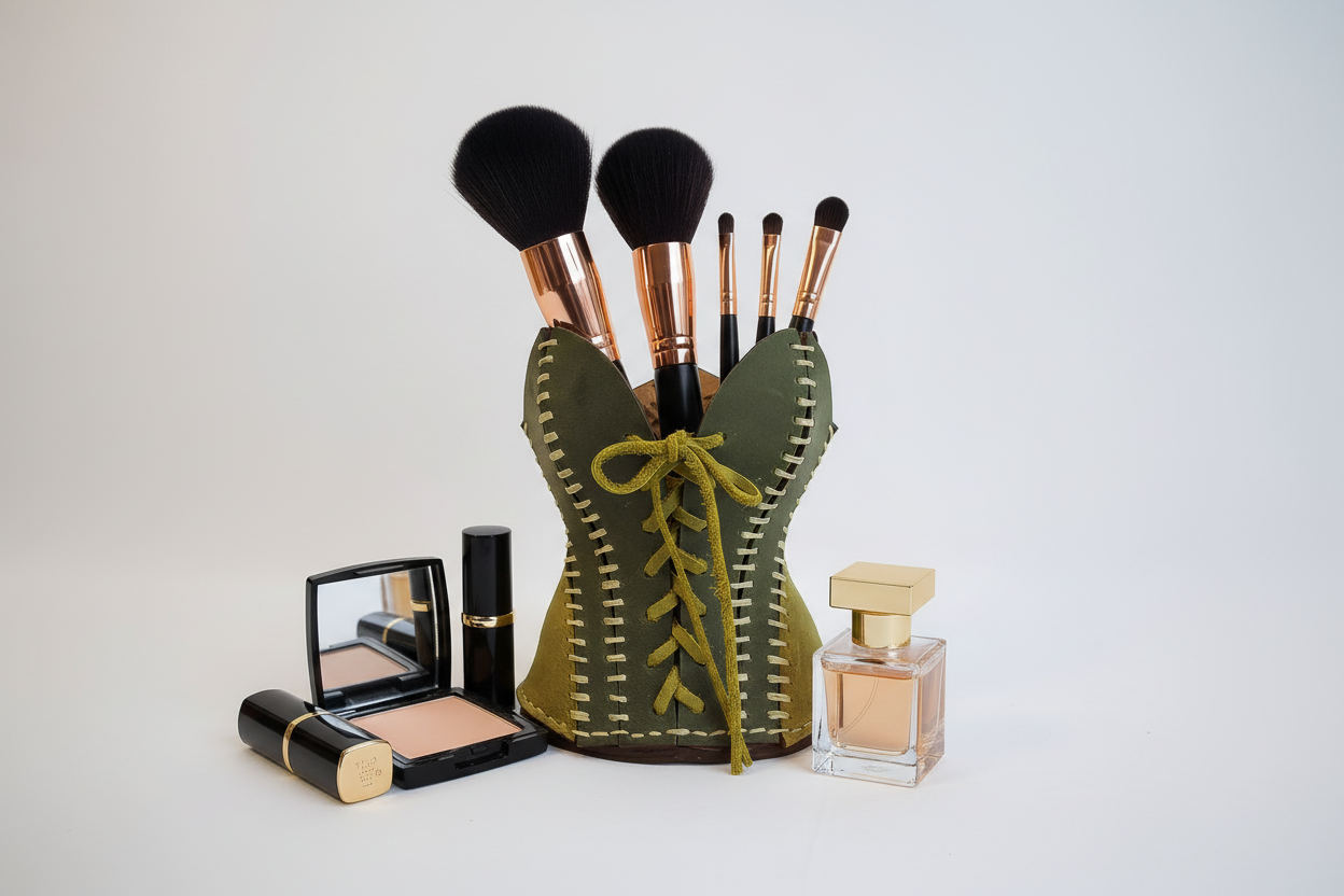 Corset Blush Brush Holder - Green